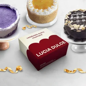 Lucia Dulce new cake box design
