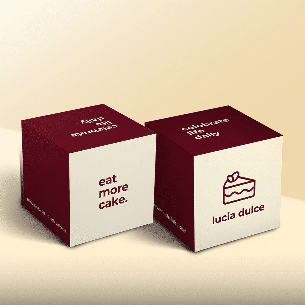 Small cake box rebrand pro plain background
