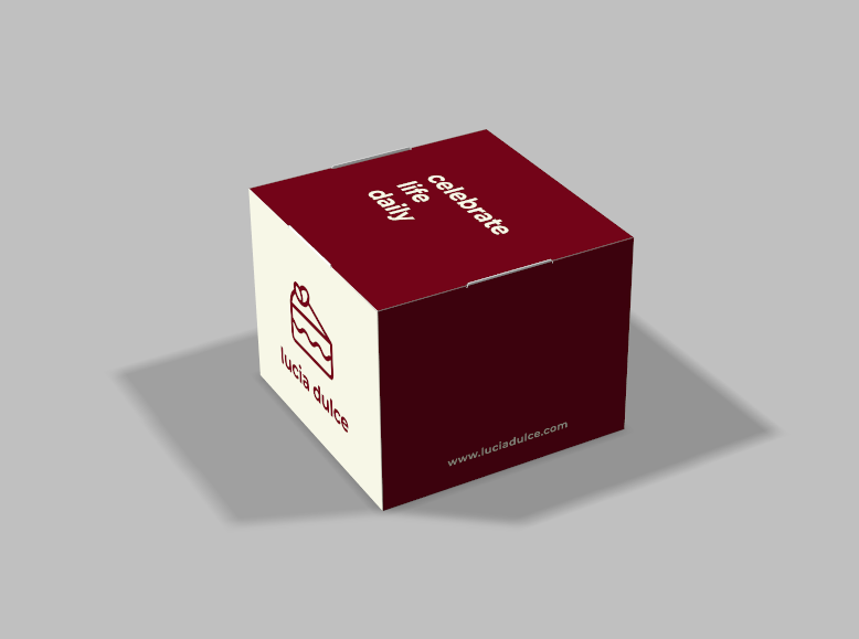 Bento Cake Box Design by Rebrand Pro Side