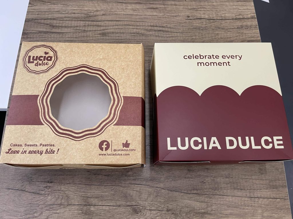 Old Cake Packaging versus New Cake Packaging by Rebrand Pro