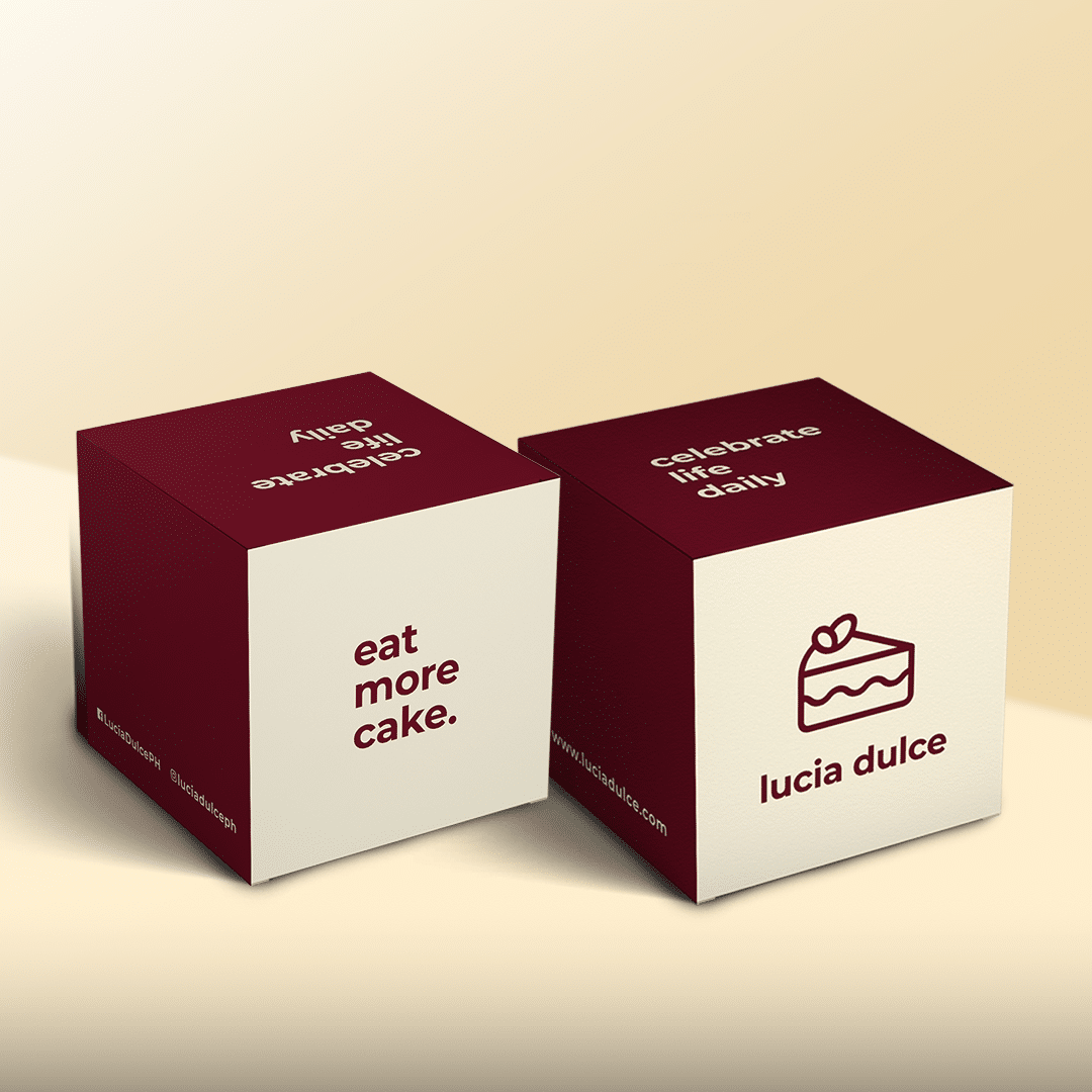 Rebrand Pro Bento Cake Box Front and Back